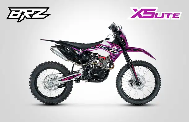 Мотоцикл brz x5 lite 21/18 (165fmm, 2022 г.) purple, фотография 2