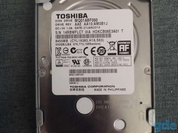 Toshiba на 500 gb (Жетский диск), фотография 1