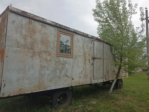 Кран автомобильный вагончики общежития, фотография 4