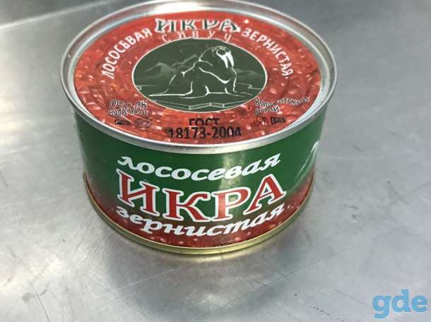 Краб камчатский в стекле, гребешок морской жб., фотография 3