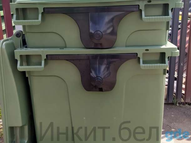 Мусорный контейнер SULO (Германия) 1100 л зеленый., фотография 2