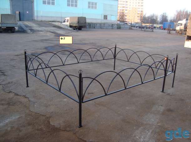Ограды ритуальные,кресты,скамейки, фотография 9