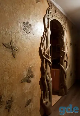 услуги по созданию рельефных 3D панно, барельефов, лепнины, росписи, фотография 4