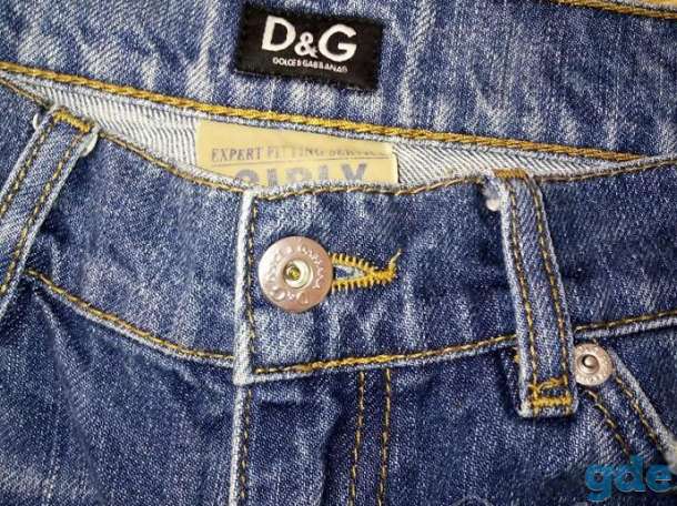 Джинсы D&G. Фирменные, фотография 3