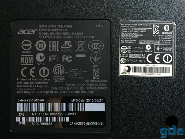 Продам ноутбук Acer Extensa 2508 в отличном состоянии, фотография 4