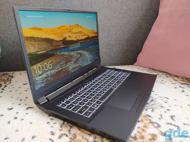 игровой ноутбук RTX 3070, i5 10400, 8gb ddr4, 1920x1080 144Hz IPS дисплей, 512 ССД, фотография 3