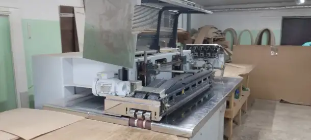ребросклеивающий станок для склейки шпона KUPER FLI 1000 БУ, фотография 2