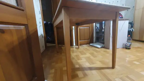Кухонный стол бу дерево ПРОДАМ СРОЧНО, фотография 3