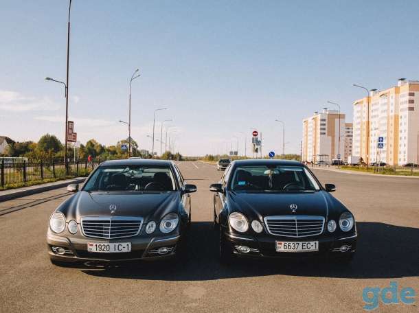 Свадебный кортеж Mercedes-Benz E-CLass, фотография 2
