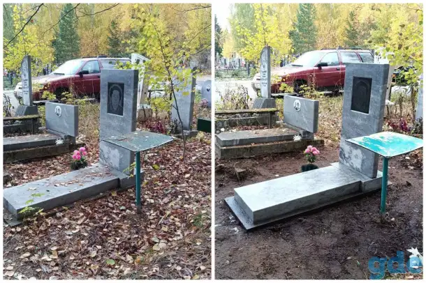 Уход и уборка мест захоронения, могил., фотография 2