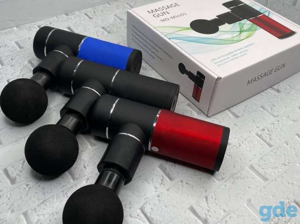 Massage Gun- Пишите на WhatsApp номер указанный в описании- Пишите-Доставка по всему СНГ от 1-3 дней, фотография 1
