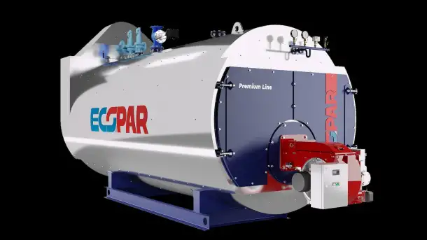 Промышленный жаротрубный паровой котел  ECO-PAR, фотография 1