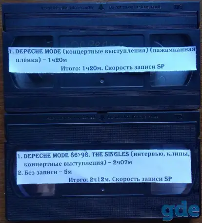 Depeche Mode на VHS, фотография 5
