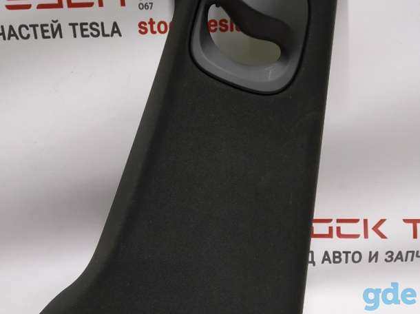 Зап. части для авто Tesla. Облицовка стойки B верхняя правая черный текстиль Tesla model S RESTB, фотография 1
