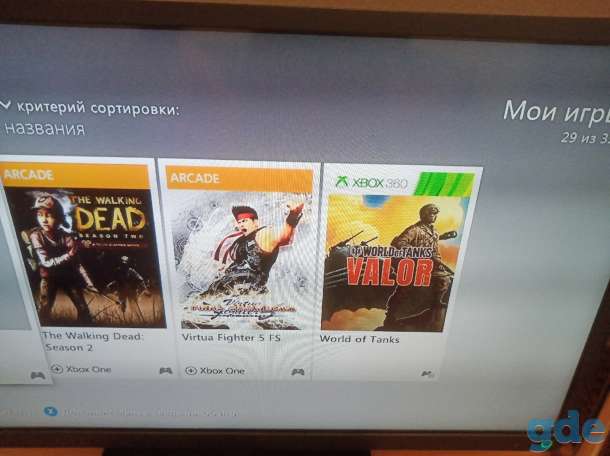 Xbox 360 32 игры + джойстики, фотография 8