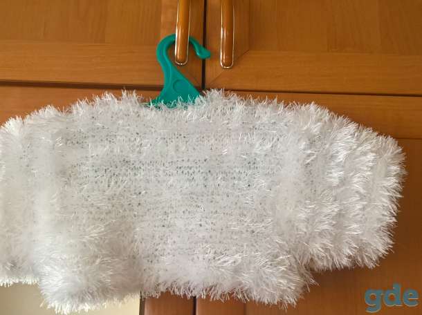 Нарядное болеро для девочки из пряжи 