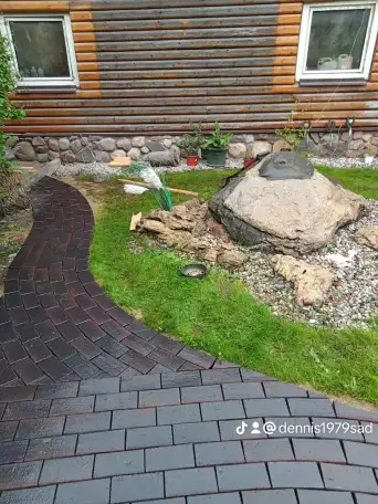Укладка тротуарной плитки, фотография 1
