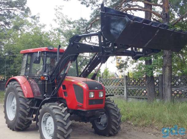 Фронтальный погрузчик ПТМ-1100 на трактор МТЗ 922.3, фотография 2