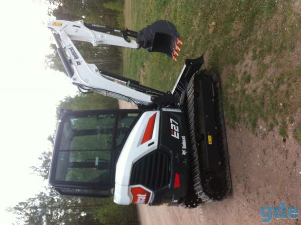 Аренда мини-экскаватора Bobcat e27, фотография 1