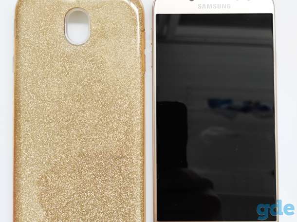 Samsung Galaxy J7 (2017) Dual SIM (золотой) 16ГБ, фотография 3