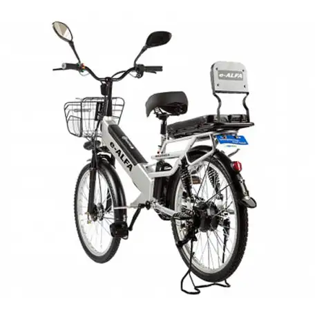 Электровелосипед green city e-alfa-l 350w, фотография 2
