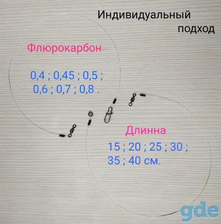 Флюрокарбоновые поводки, фотография 1