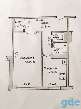 Продам 1-ком. квартиру в г. Барановичи, фотография 1