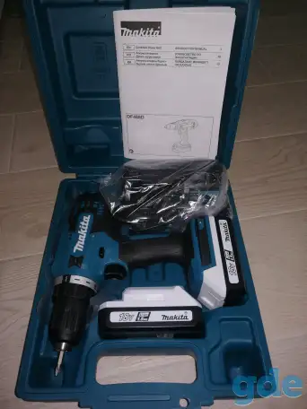 Дрель-шуруповерт Makita DF488DWE, фотография 1
