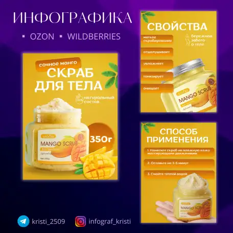 Инфографика, дизайн карточек, фотография 1