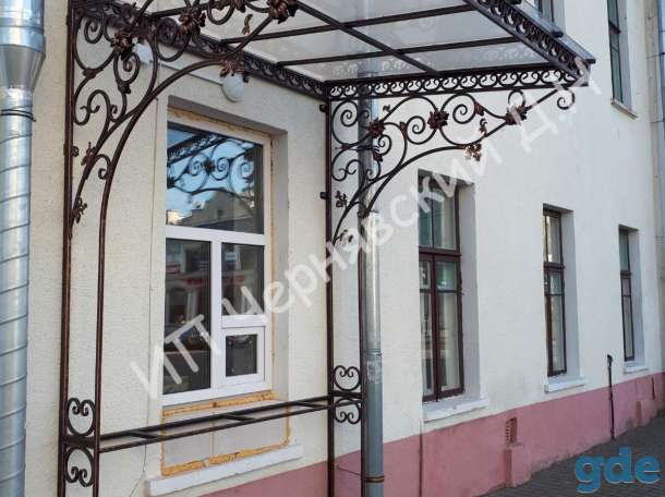 Кованые ворота, калитки, навесы, козырьки, ограждения, фотография 1