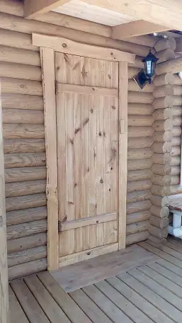 Двери банные из массива., фотография 1