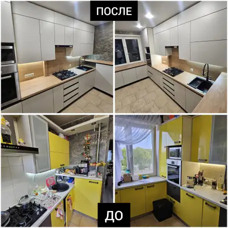Реставрация, ремонт кухонной мебели, фотография 2