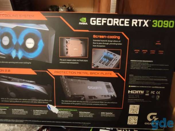 Gigabyte rtx 3090 gaming oc 24g минск продам новые видеокарты. есть 4 штуки, фотография 6