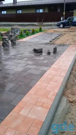 Укладка асфальтной крошки, фотография 3