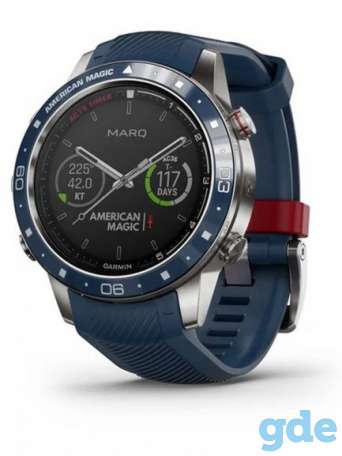 Garmin MARQ Captain: American Magic Edition Blue Rubber Strap Smartwatch, фотография 2