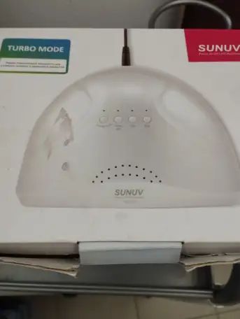 Лампа LED SN 1 TURBO для сушки ногтей, фотография 1