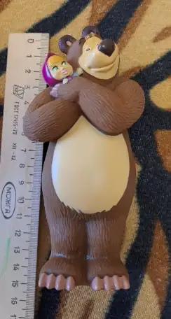 Маша и Медведь, резиновые игрушки-4шт, фотография 3