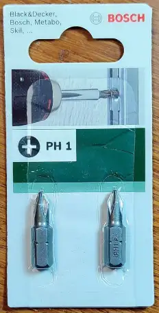 Набор бит Bosch PH1, фотография 1