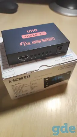 ПРОДАМ: Адаптер / разветвитель / сплиттер 1×4 HDMI Ultra HD 4K/2K 3D, фотография 2