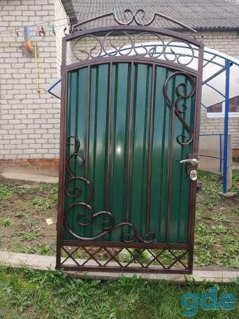 Ворота , калитка ,беседка , кровать, ограда ,крыльцо,навес .Лофт ,классика, фотография 7