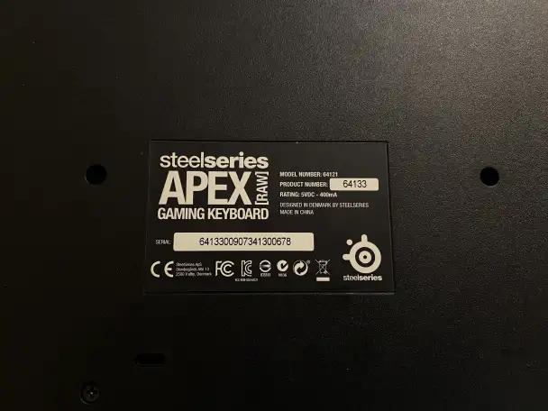 Клавиатура steelseries apex gaming keyboard  64121, фотография 7