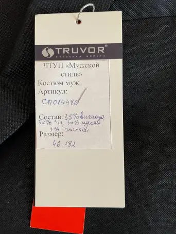Мужской костюм-двойка Truvor, фотография 4