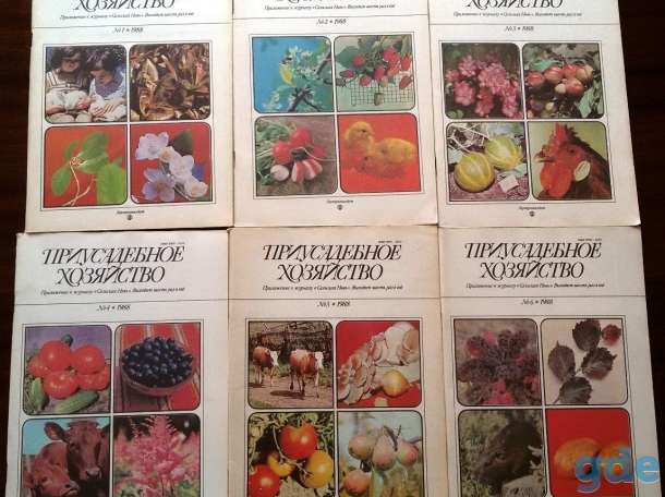 Приусадебное хозяйство, журн. за 1986,87,88,89г, фотография 3
