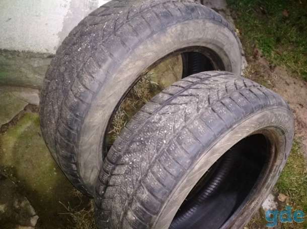 Шины пара 205/55 R16 Gislaved зима гарантия на балансировку., фотография 1