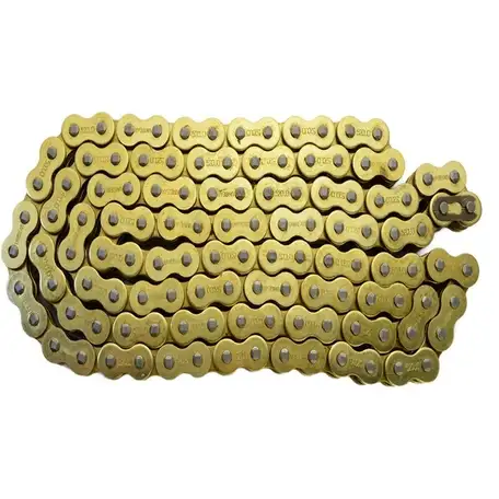 Цепь 530 (120l) золотая, фотография 1