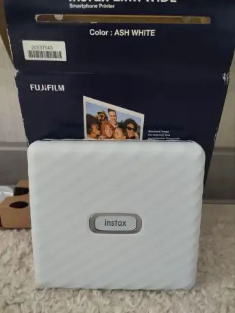 Фотопринтер Instax Link Wide Ash White, фотография 1