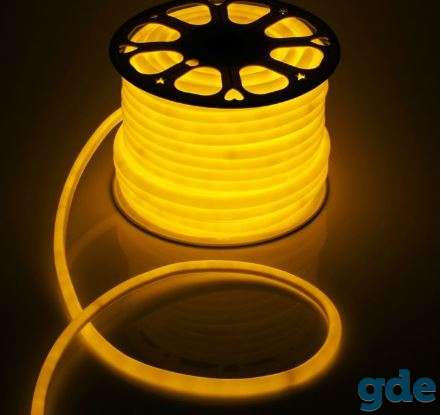 Гибкий неон круглый D 16 мм, 25 м. LED-120-SMD2835, 220 V, фотография 8