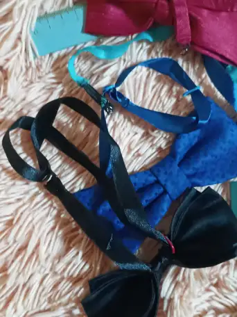 Галстук бабочка для взрослых и детей handmade, фотография 3