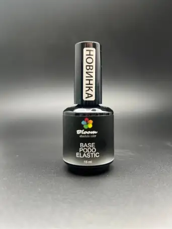 Каучуковая база прозрачная PODO Elastic TM Bloom, 15мл, фотография 1