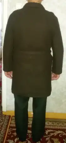 Пальто мужское коричневое из 60х годов, б.у, фотография 6